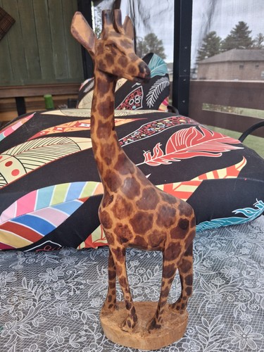Vintage wooden tall - vintage, 12"