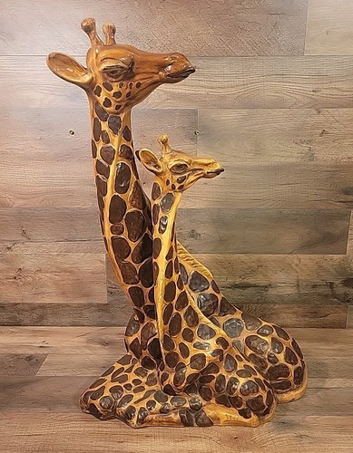 Vintage 1970 ceramic giraffe - vintage,